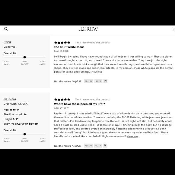 NWT J. Crew Curvy Toothpick Jean - Picture 8 of 9